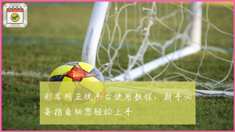 彩客网正规平台使用教程，新手必备指南助您轻松上手